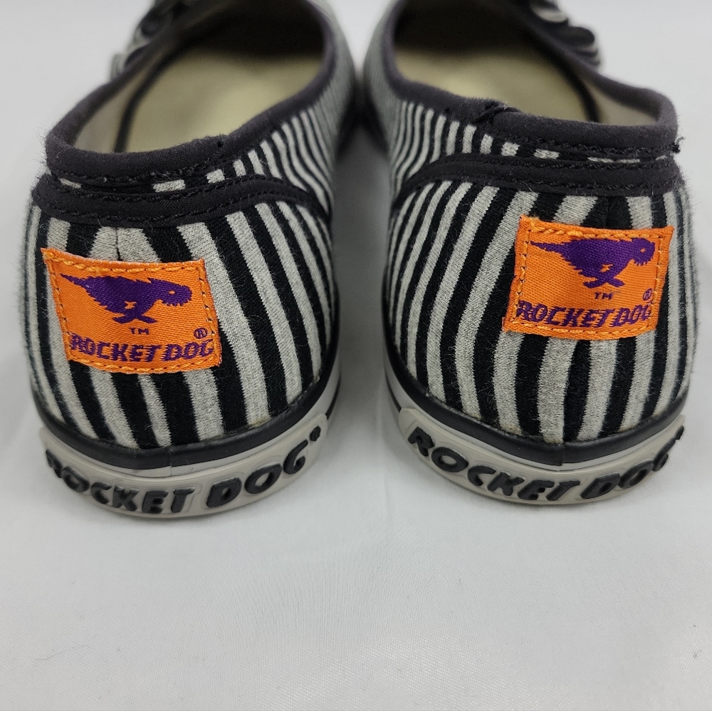 Rocket Dog Slip On Comfort Casual Shoes Womens Size 10 Black Gray C195 3557 - Picture 4 of 12